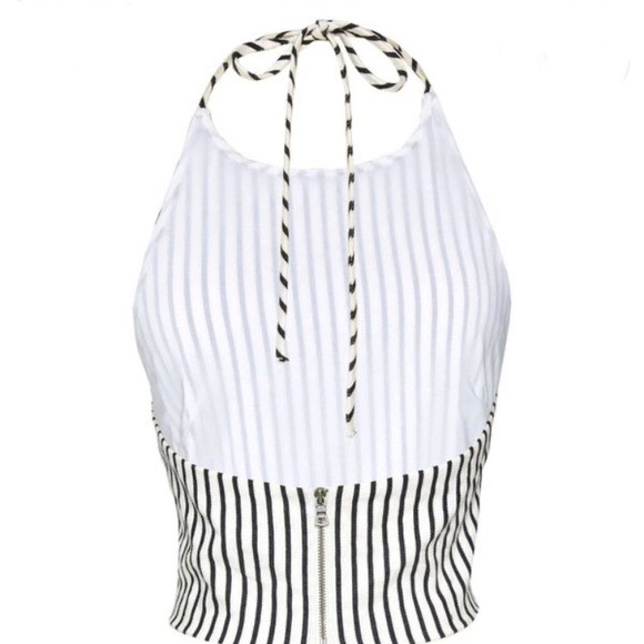 Alice & Olivia cropped halter - Picture 2 of 10